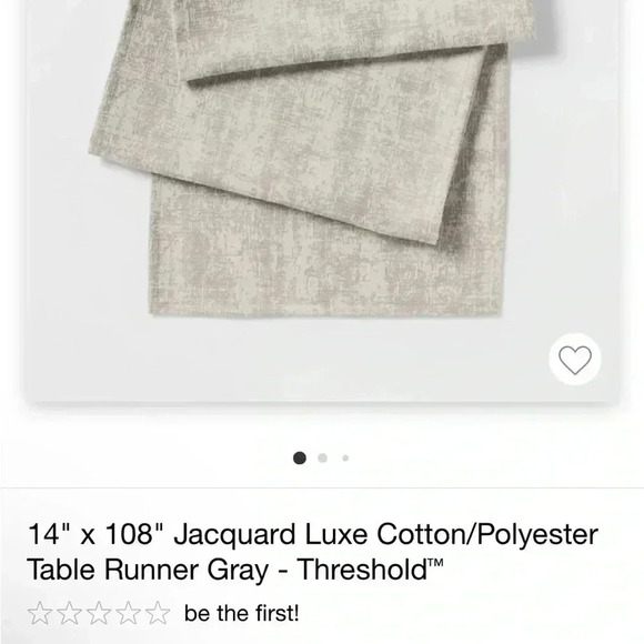 NWT THRESHOLD JAGUAR TABLE RUNNER - Picture 4 of 5